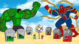 Rescue SUPERHEROES HULK ZOMBIE & IRON SPIDERMAN : Returning from the Dead SECRET - FUNNY