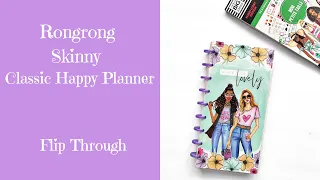 NEW Rongrong Skinny Classic Happy Planner 2020