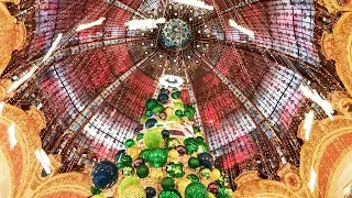 Christmas decorations in Paris 2018