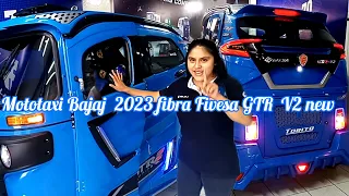 MODELO DEPORTIVO GTR V2 NEW en FIBRA FIVESA ,MOTOTAXI BAJAJ 2023