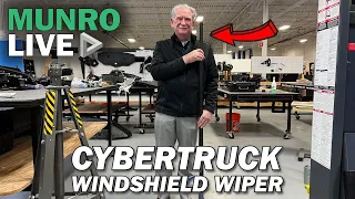 How the Cybertruck's Massive Windshield Wiper Works