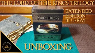 The Lord of the Rings Trilogy Extended Edition Blu-ray Unboxing