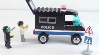 Обзор - распаковка игрушек Конструктор "Полицейский транспорт" Арт: 126