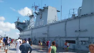 Maior navio de guerra do Brasil, "Nam Atlântico"🚢⛴️ Grato à Deus por essa oportunidade.