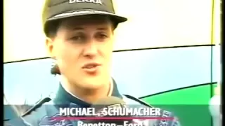 Schumacher's reaction right after Senna's death - F1 1994 San Marino Grand Prix (Imola)