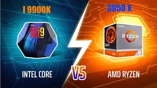 Intel i9900k vs Ryzen 9 3950x