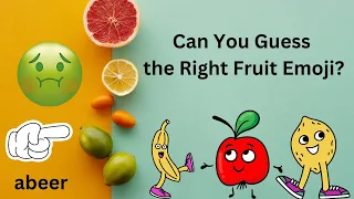 "Fruity Fun Quiz for Kids! 🍓🍌 Can You Guess the Right Fruits? | Fun Fruit Trivia Challenge!"