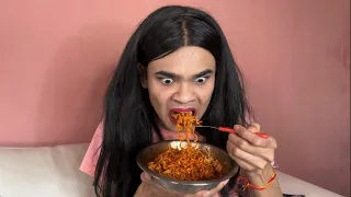 EXTREME SPICY RAMEN CHALLENGE 🥵