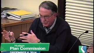 Hudson Plan Commission December 4, 2014