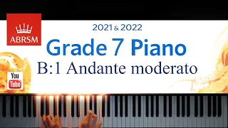 ABRSM 2021-2022 Grade 7, B:1. Andante moderato ~ G. Fauré. Piano exam piece