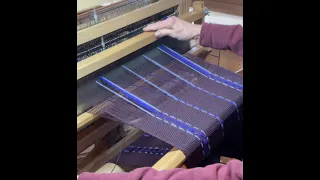 Weaving a Supplemental Warp on a 4 Shaft Loom