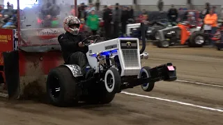 2024 Garden Tractor Pulling! Hilliard Tractor Club Winter Pull! Jackson, OH. Super Stock Carb Finals