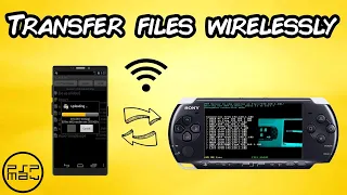 Transfer games and files wirelessly between your PSP and smartphone