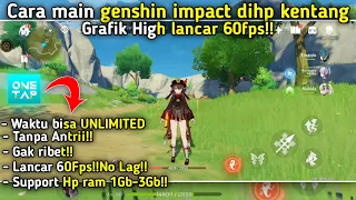 How to play Genshin Impact on a potato cellphone using Onetap Cloud!! UNLIMITED playtime!!
