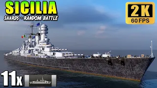 Battleship Sicilia - First Battle