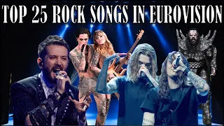 TOP 25 EUROVISION ROCK SONGS OF ALL TIME