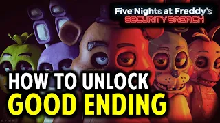 FNAF Security Breach GOOD / HAPPY Ending Guide: How to Escape through the Loading Dock Exit