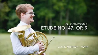 G. Concone: Etude No. 47; 50 Lessons, Op. 9