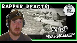 Five Finger Death Punch - Bad Company | RAPPER REACTION!