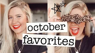 october favorites: makeup, jewelry, shoes, hair | fall 2018