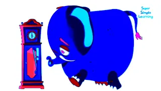 HICKORY DICKORY DOCK ELEPHANT USING MIRROR-MIRRORH+GHOSTING AND COLOR INVENTION FX