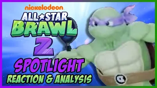 Nickelodeon All-Star Brawl 2: Donatello Spotlight Reaction + Analysis