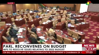 Parliament  reconvenes on Nov 30. to resolve rejected 2022 budget issues