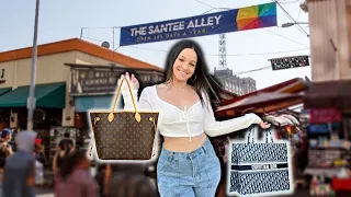 FAKE MARKET SPREE in LOS ANGELES?! Santee Alley AKA Los Callejones in Fashion District Downtown LA