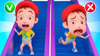 Escalator Safety Song | Best Kids Songs and Nursery Rhymes