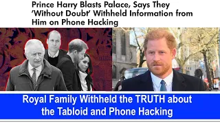 Prince Harry Reveals Family Secret About Phone Hacking - Tabloid Sad Attempt to SPIN Story + More!!