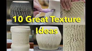 10 Great Texture Ideas for Pottery