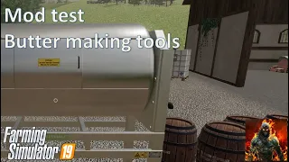 Farming Simulator 19 - Mod review - Butter making tools