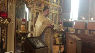 071821, Fr Andrew, homily, St Sergius of Radonezh feast, Nyack, New York