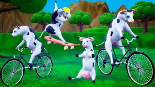 COW DANCE - Cow Song Cartoon | Dancing Cow 3D | Funny Cow Dance Video Ep - 2