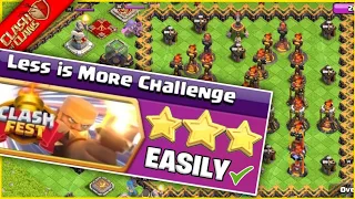 Easily 3 star Less is More Challenge - Coc leak -  Less is more Challenge complete 🔥