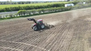 Testing out a demo Valtra tractor