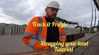 HGV strapping your load tutorial for beginners!