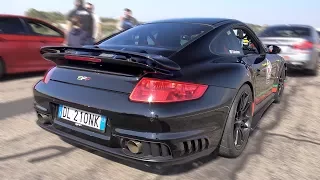 1400HP 9FF Porsche 997 GT2 Lovely Sounds & 0-360km/h Accelerations!