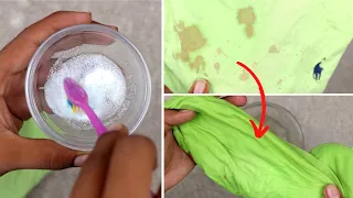 Simple method to get bleach stains out of black, white or colored clothes