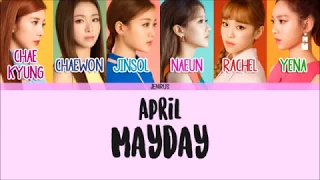 April - Mayday [Han/Rom/Eng] Color Coded Lyrics HD