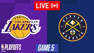 NBA LIVE! Denver Nuggets vs Los Angeles Lakers GAME 5 LIVE | April 30, 2024 | NBA Playoffs 2K24