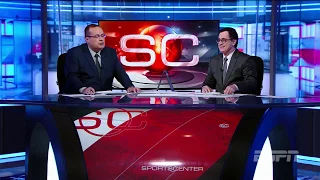 Antero Greco é homenageado durante o SportsCenter, pelos 25 anos de ESPN