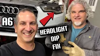 2013 Audi Quattro A6 Headlight Level Sensor Strut Repair