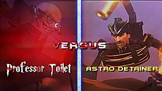 Scientist Toilet Vs Astro detainer round 2 #skibiditoilet #viral #foryou #edit