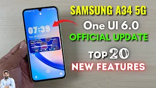 Samsung A34 5G One UI 6 Update : Top 20 New Features