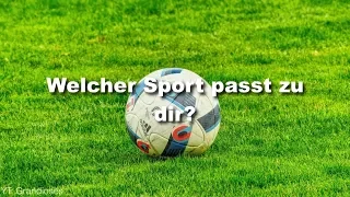 Welche Sportart passt zu dir?