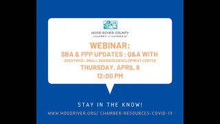 Changes, Updates and Q&A on SBA Loans w/ Small Business Development Center's Greg Price