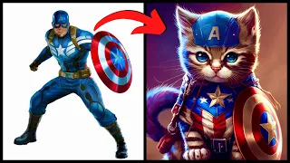 AVENGERS but MEOW-VENGERS | All Characters | Part 1