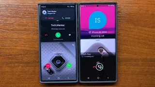 SAMSUNG S22 Ultra vs Note 20 Ultra WhatsApp, Telegram, TeleGuard, Viber Incoming & Outgoing Calls