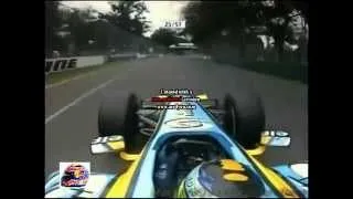 Fisichella's Team Radio 'Two Seconds slower than Fernando' - Australia 2006.mp4